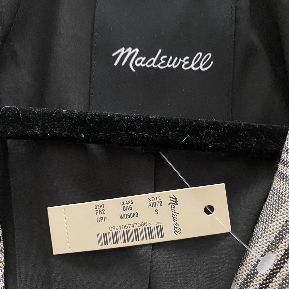 NWT Madewell Dorsey Double breasted Blazer - Picture 3 of 7